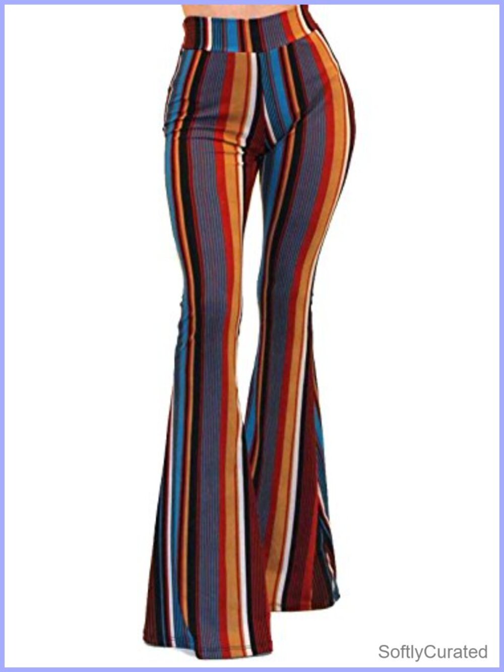 Lightweight Stretchy Bell Bottom Flare Pants Boho High Rise Yoga Palazzo